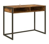 vidaXL Bureau Chêne Fumé 100 x 50 x 75 cm Bois d'ingénierie
