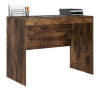 vidaXL Bureau Chêne fumé 100 x 50 x 76 cm | Solide et simple, parfait pour les espaces modernes, Fabriqué à partir de panneaux de particules - un choix écolo,