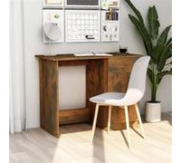 vidaXL Bureau Chêne fumé 100x50x76 cm Bois d'ingénierie G