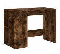 vidaXL Bureau chêne fumé 102x50x75 cm - bois composite