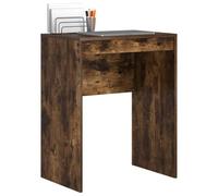 Bureau droit vidaXL chêne fumé 60x40x76 cm en bois d'ingénierie