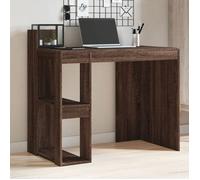 vidaXL Bureau chêne marron 103,5x56,5x94 cm bois d'ingénierie, bureau d'écriture, bureau d'ordinateur, bureau à domicile, 847981