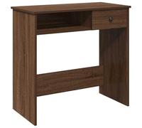 vidaXL – Bureau chêne marron 80x40x75 cm – bois d'ingénierie