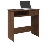 vidaXL – Bureau chêne marron 80x40x75 cm – bois d'ingénierie