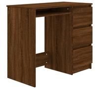 vidaXL Bureau Chêne marron 90x45x76 cm Bois d'ingénierie 815509