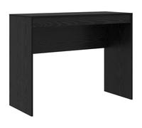 vidaXL Bureau Chêne noir 100 x 40 x 76 cm, Bureau moderne pour le salon, compact, résistant, écriture minimaliste pour étudiants et enfants
