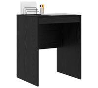 vidaXL Bureau Chêne Noir 60 x 50 x 76 cm, Bureau Compact, Style Moderne, Espace de Travail Ergonomique, Table d'écriture Pratique, Meuble Durable pour Petits espaces