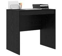 Vidaxl Bureau Chêne Noir 80x50x76 Cm En Bois D'ingénierie