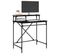 vidaXL Bureau Chêne Noir 80 x 50 x 90 cm Bois d'ingénierie