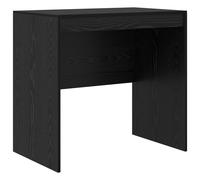 Vidaxl Bureau Chêne Noir 80x50x76 Cm En Bois D'ingénierie