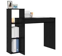 vidaXL Bureau Chêne Noir Bois d'ingénierie 100 x 40 x 90 cm | Super compact, il s'adapte à n'importe quelle pièce , Finition en chêne noir classe ,