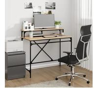 vidaXL Bureau chêne sonoma 100x50x90 cm bois d'ingénierie et fer 826700