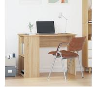 vidaXL Bureau chêne Sonoma en bois d'ingénierie 100x55x75 cm