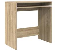 vidaXL Table avec étagère Chêne Sonoma 77,5 x 43 x 79 cm Matériau dérivé du bois