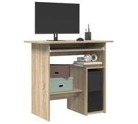Bureau Chêne sonoma 80x45x74 cm Bois d'ingénierie chêne G