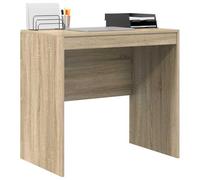 vidaXL Bureau Chêne Sonoma 80 x 50 x 76 cm | Simple avec des lignes nettes pour un look moderne, Bois d'ingénierie costaud pour une utilisation durable,