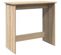 vidaXL Bureau chêne sonoma en bois d'ingénierie 80x40x75 cm 860456