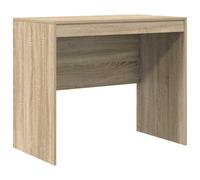 vidaXL Bureau Chêne sonoma 90 x 50 x 76 cm Bois d'ingénierie, Bureau compact, moderne, rectangulaire, durable, avec beaucoup de rangement, idéal pour étudiants, pratique!