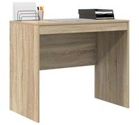 vidaXL Bureau Chêne Sonoma 90 x 50 x 76 cm, Bureau Moderne pour Le Salon, Compact, résistant, écriture Minimaliste pour étudiants et Enfants