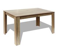 vidaXL Bureau d'angle avec 4 étagères chêne Table de Travail Table d'ordinateur