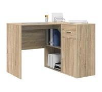 vidaXL Bureau d'angle avec tiroir Chêne Sonoma 102 x 88 x 75 cm, Bureau d'angle Moderne, Station de Travail L, Office Pratique, Bureau Ergonomique avec rangements