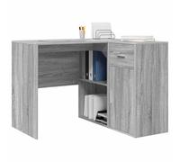 vidaXL Bureau d'angle avec tiroir Gris Sonoma 102 x 88 x 75 cm, Bureau en L Moderne, Coin Pratique, Station de Travail Robuste, Table Ergonomique pour écrire