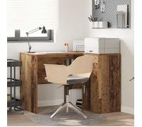 Vidaxl Bureau D'angle En Vieux Bois 102x88x75 Cm En Bois D'ingénierie