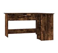 vidaXL Bureau d'angle chêne fumé 120x140x75 cm bois d'ingénierie 815384