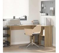 Vidaxl Bureau D'ordinateur En Chêne De Sonoma Chêne De Sonoma Panneau De Particules