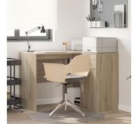 Vidaxl Bureau D'angle En Chêne De Sonoma 102x88x75 Cm En Bois D'ingénierie