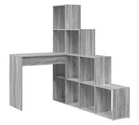 Vidaxl Bureau D'angle Sonoma Gris 101.5 X 149.5 X 149.5 Cm