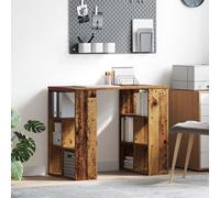 Vidaxl Bureau D'angle Vieux Bois Bois Massif De Récupération Moyen