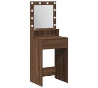 vidaXL Coiffeuse chêne brun 50 x 41 x 135 cm Bois composite