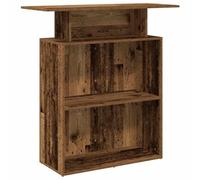 vidaXL Bureau de réception Vieux Bois 100x40x104 cm Bois d'ingénierie, comptoir de réception, réception de Salon, comptoir de Bar de réception