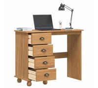 vidaXL Bureau d'écriture ASKIM Marron 95 x 40 x 75 cm – Moderne avec tiroir
