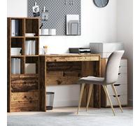Vidaxl Bureau D'écriture - Bois Ancien Bois De Récup Panneau De Particules
