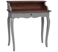 vidaXL Bureau d'écriture Bois d'acajou Massif 80x40x92 cm