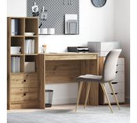 Vidaxl Bureau D'écriture Chêne Artisanal Bois D'ingénierie 90 X 50 X 76 Cm