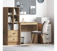 Vidaxl Bureau D'écriture Chêne Artisanal Bois D'ingénierie Moyen Durable