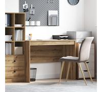vidaXL Bureau Chêne Artisanal 100 x 50 x 76 cm, Bureau Moderne pour Le Salon, Compact, résistant, écriture Minimaliste pour étudiants et Enfants