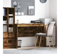 Vidaxl Bureau D'écriture Chêne Fumé Panneau De Particules 100 X 50 X 76 Cm