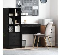 vidaXL Bureau d'écriture Chêne noir Bois d'ingénierie 70 x 40 x 76 cm