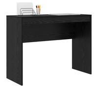 vidaXL Bureau Chêne Noir 100 x 40 x 76 cm, Bureau Moderne pour Le Salon, Compact, résistant, écriture Minimaliste pour étudiants et Enfants