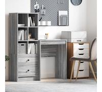 vidaXL Bureau d'Écriture Gris Sonoma Panneau de particules 60 x 40 x 76 cm