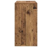 Vidaxl Bureau D'écriture Rustique Finition Vieux Bois Bois 80 X 40 X 76 Cm
