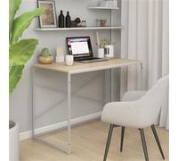Bureau d'Ordinateur Meuble de Travail Écriture Noir Bois d’Ingénierie vidaXL