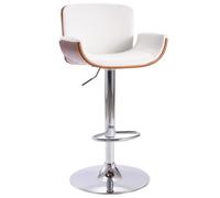 vidaXL Bureau d'ordinateur Blanc et chêne 110x60x70 cm Aggloméré