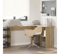 Vidaxl Bureau D'ordinateur En Chêne De Sonoma Chêne De Sonoma Panneau De Particules