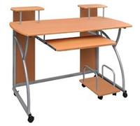 vidaXL Bureau d'ordinateur Marron 110x52x88,5 cm Bois d’ingénierie G