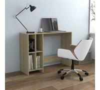 Bureau d'ordinateur portable Chêne 102,5x35x75 cm Aggloméré